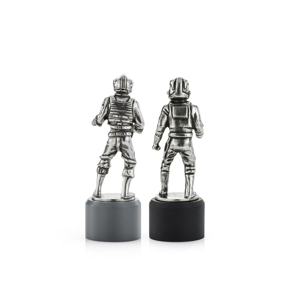Load image into Gallery viewer, Royal Selangor Rebel & Imperial Pilot Rook Chess Piece Pair