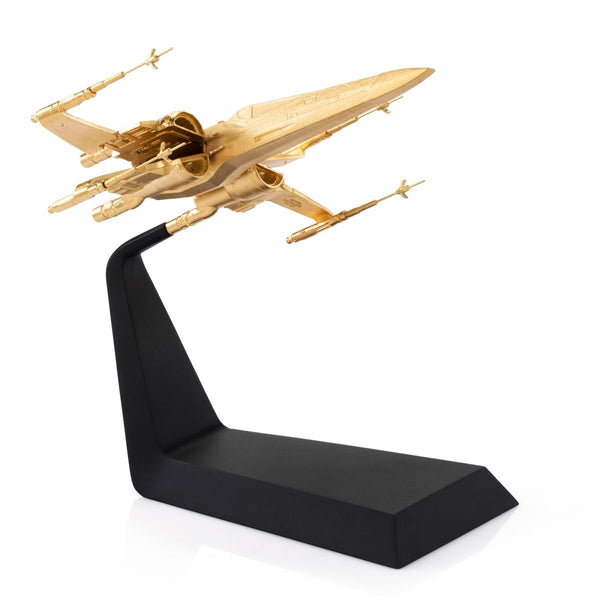 Load image into Gallery viewer, Royal Selangor Limited Edition Gilt X-Wing Starfighter Replica