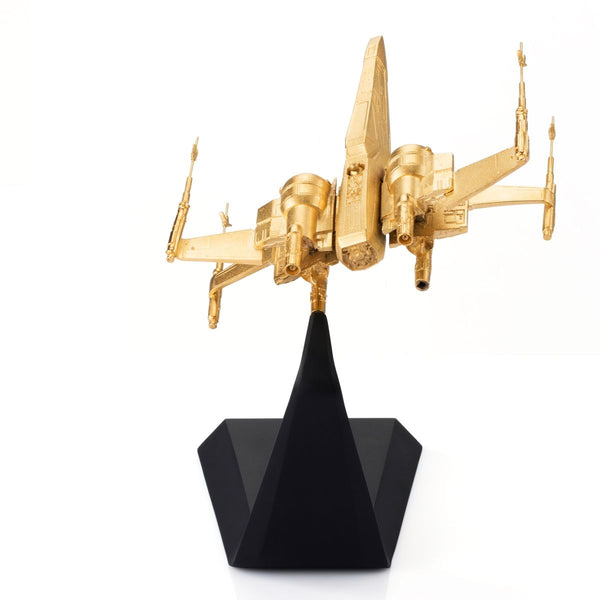 Load image into Gallery viewer, Royal Selangor Limited Edition Gilt X-Wing Starfighter Replica