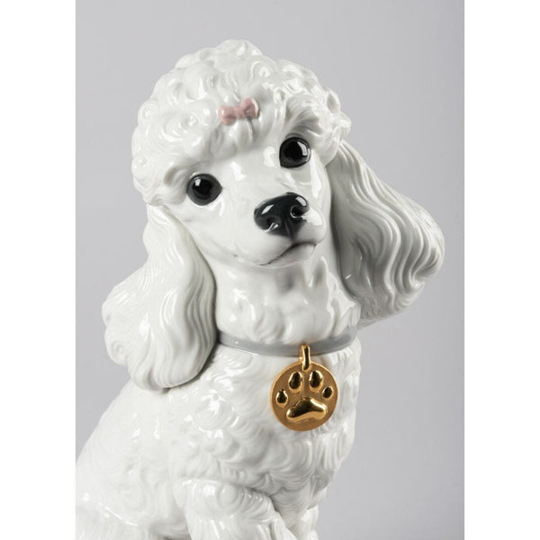 Load image into Gallery viewer, Lladro Poodle with Mochis Dog Figurine