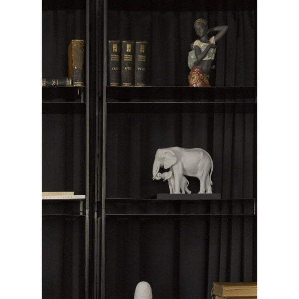 Load image into Gallery viewer, Lladro Leading The Way Elephants White Sculpture