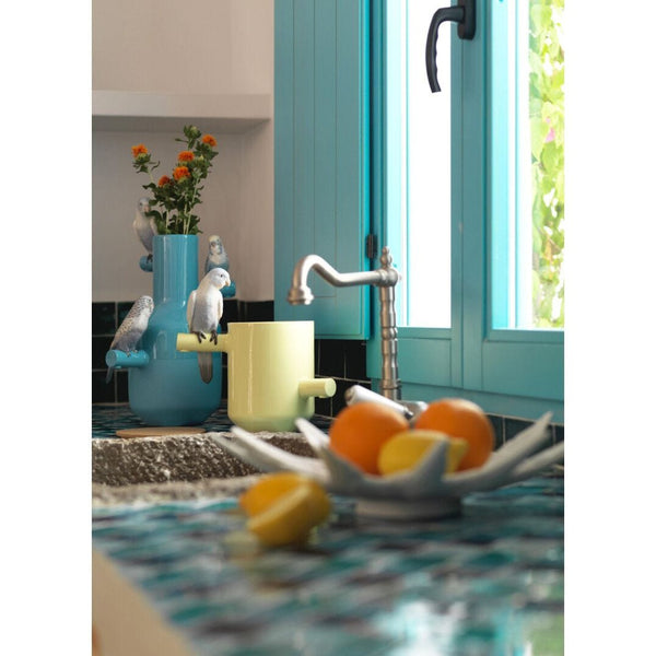 Load image into Gallery viewer, Lladro Parrot Parade Vase - Blue