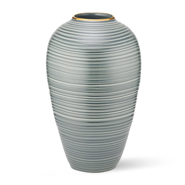 Load image into Gallery viewer, AERIN Calinda Tapered Vase - Shadow