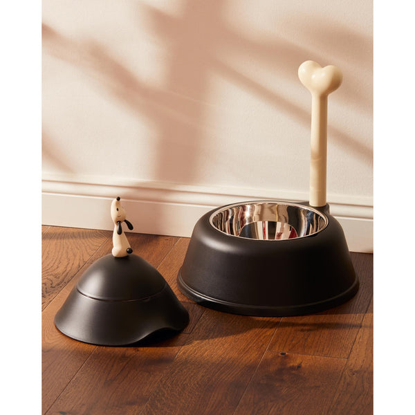 Load image into Gallery viewer, Alessi Lula Dog Bowl, Black