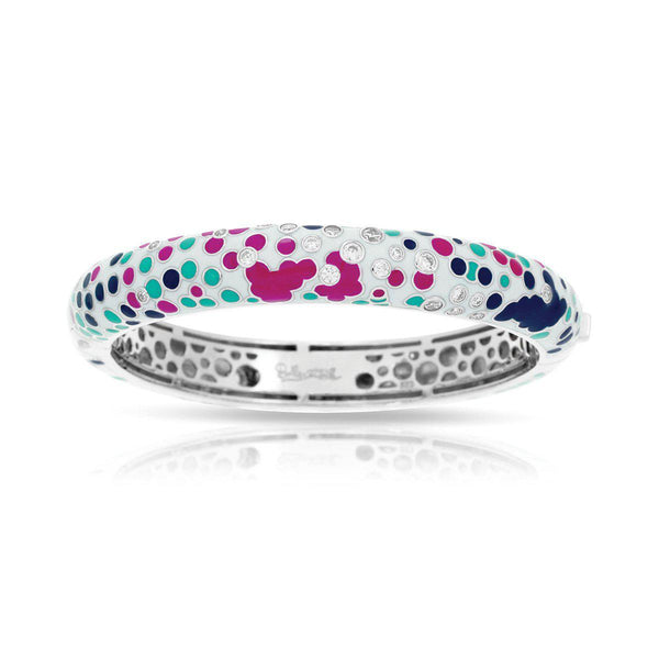 Load image into Gallery viewer, Belle Etoile Artiste Bangle - White