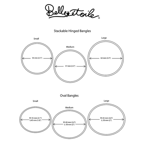 Load image into Gallery viewer, Belle Etoile Moonflower Bangle - Black