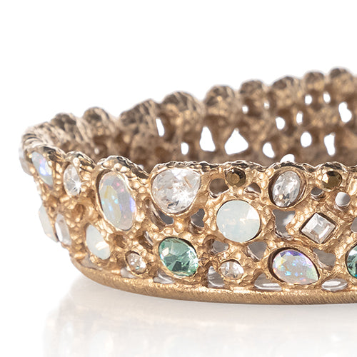 Load image into Gallery viewer, Jay Strongwater Julius Bejeweled Tray - Opal