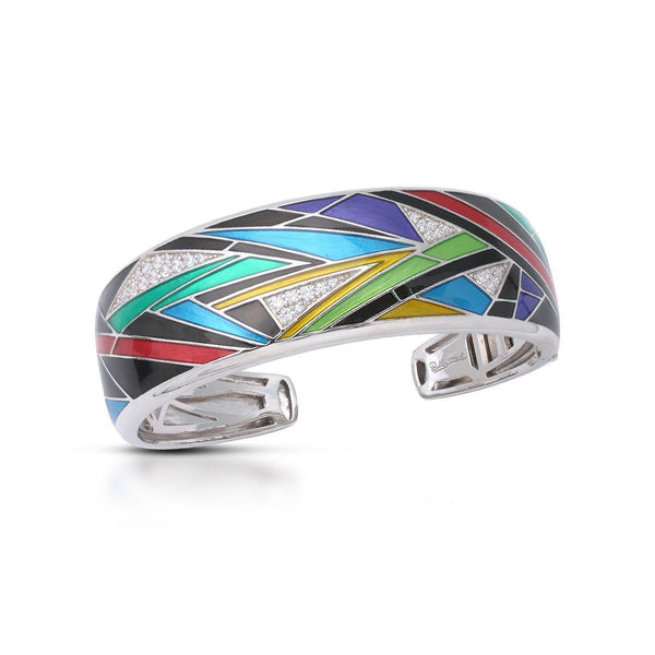 Load image into Gallery viewer, Belle Etoile Chromatica Bangle - Black & Multi