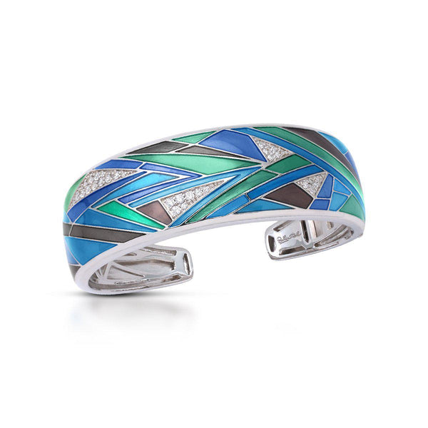 Load image into Gallery viewer, Belle Etoile Chromatica Bangle - Blue & Teal