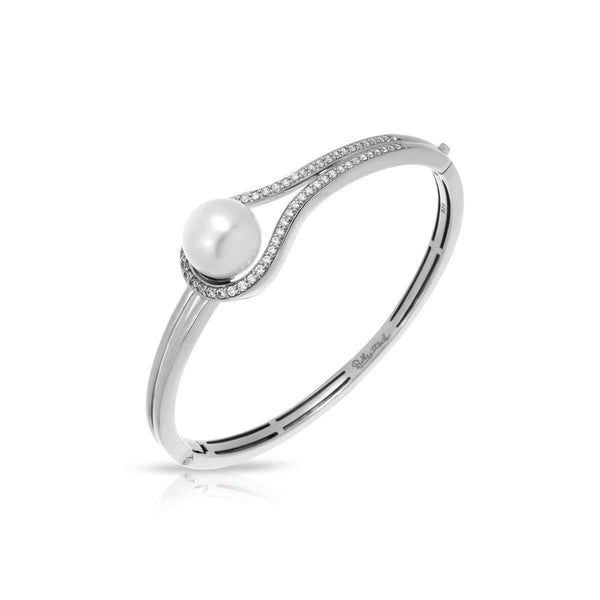 Load image into Gallery viewer, Belle Etoile Claire Bangle - White