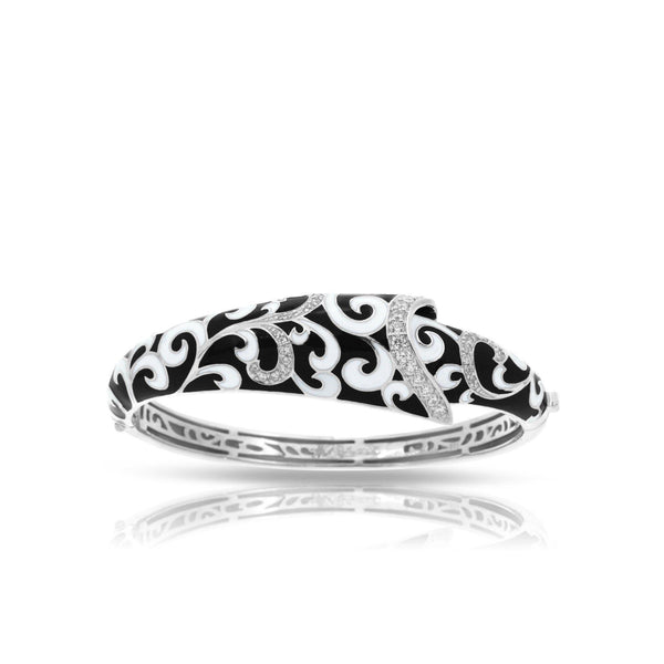 Load image into Gallery viewer, Belle Etoile Contessa Bangle - Black