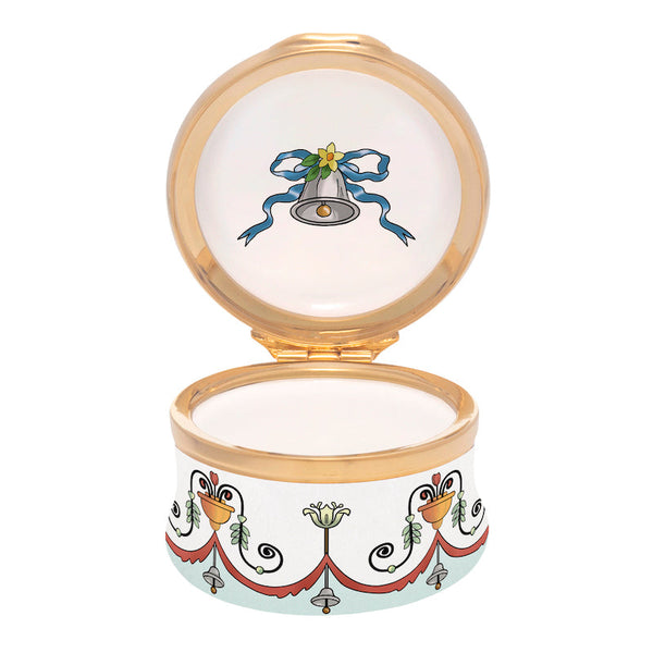 Load image into Gallery viewer, Halcyon Days - Wedding Bells - Enamel Box