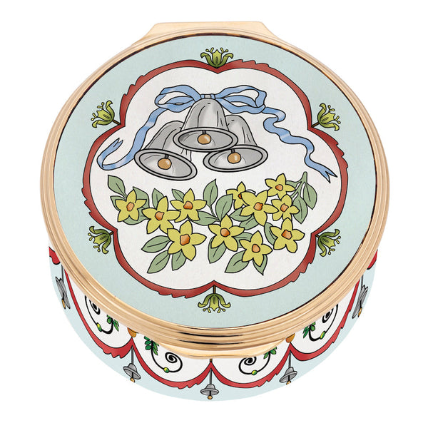 Load image into Gallery viewer, Halcyon Days - Wedding Bells - Enamel Box