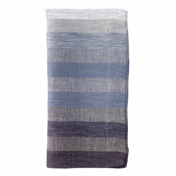 Load image into Gallery viewer, Bodrum Linens Gradient Stripe - Linen Napkins - Set of 4