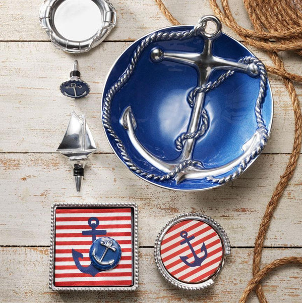 Load image into Gallery viewer, Mariposa Cobalt Large Anchor Bowl