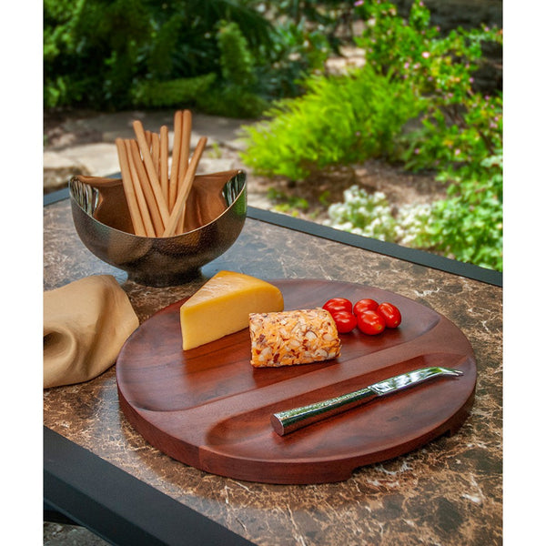 Load image into Gallery viewer, Mary Jurek Design Northstar Crescent Bowl with Black Nickel 8"