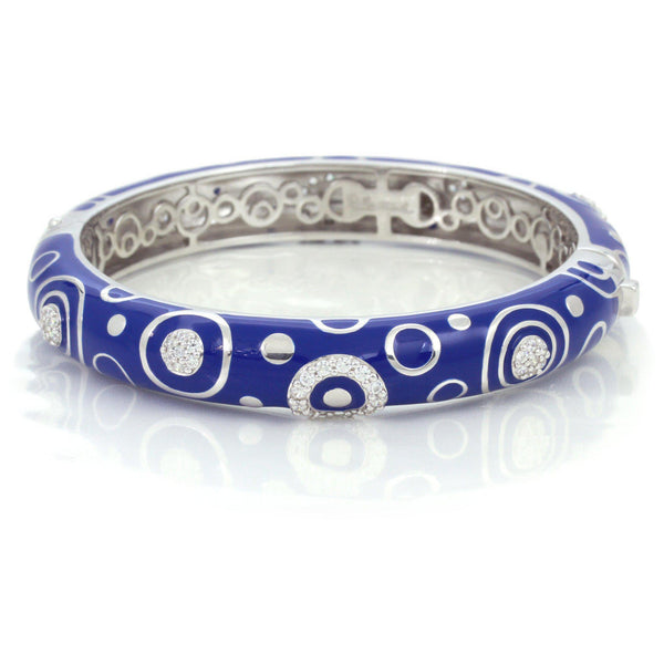 Load image into Gallery viewer, Belle Etoile Galaxy Stackable Bangle - Iris Blue