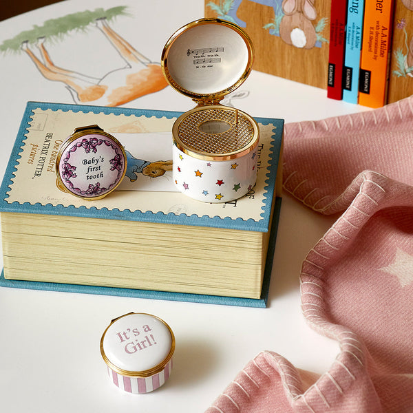 Load image into Gallery viewer, Halcyon Days Baby Girl - Pink - Merino Cashmere - Baby Blanket