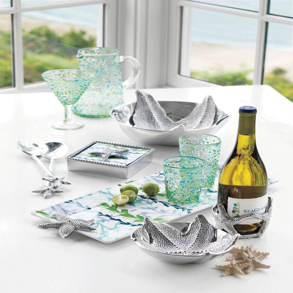 Load image into Gallery viewer, Mariposa Spiny Starfish Beaded Napkin Box