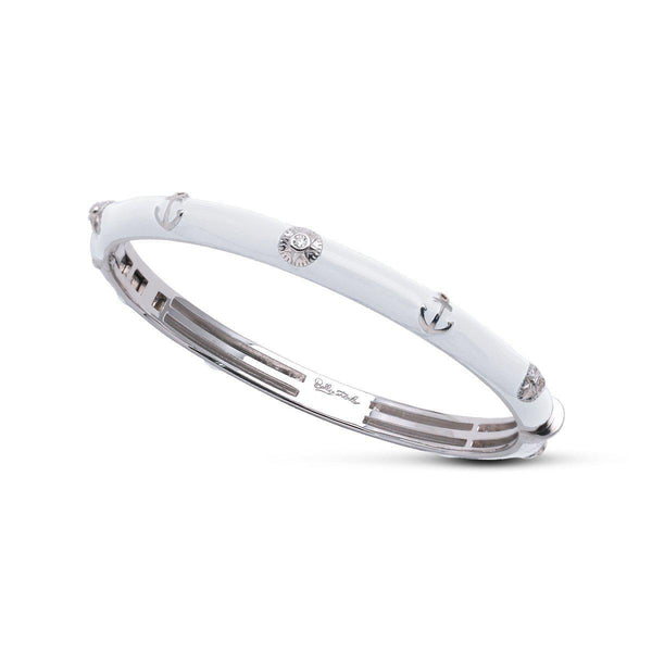 Load image into Gallery viewer, Belle Etoile Maritime Bangle - White