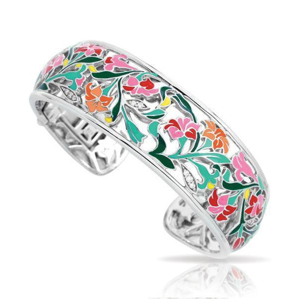 Load image into Gallery viewer, Belle Etoile Morning Glory Bangle - Pink
