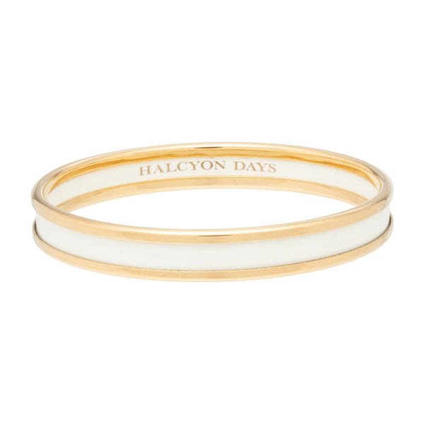 Load image into Gallery viewer, Halcyon Days 6mm Cream - Gold - Bangle
