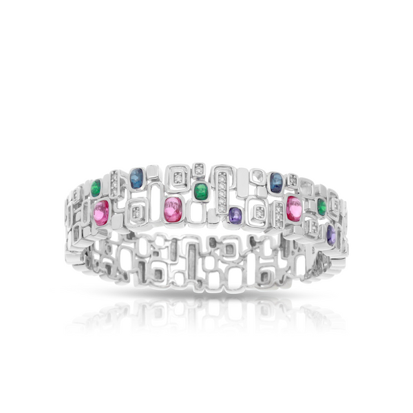 Load image into Gallery viewer, Belle Etoile Pietra Bangle - Multi