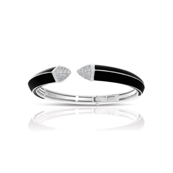 Load image into Gallery viewer, Belle Etoile Pyramid Bangle - Black