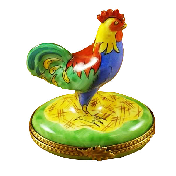 Load image into Gallery viewer, Rochard "Rooster" Limoges Box