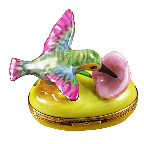 Load image into Gallery viewer, Rochard "Hummingbird" Limoges Box
