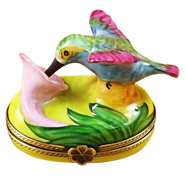 Load image into Gallery viewer, Rochard "Hummingbird" Limoges Box