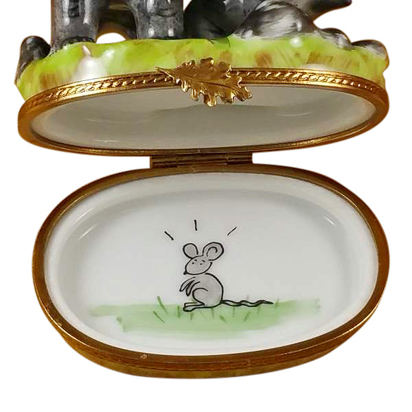 Load image into Gallery viewer, Rochard "Elephant with Baby" Limoges Box