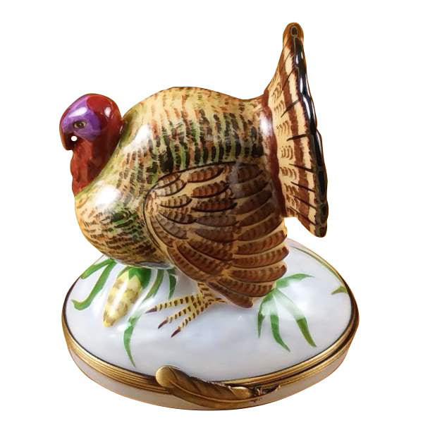 Load image into Gallery viewer, Rochard "Large Turkey" Limoges Box
