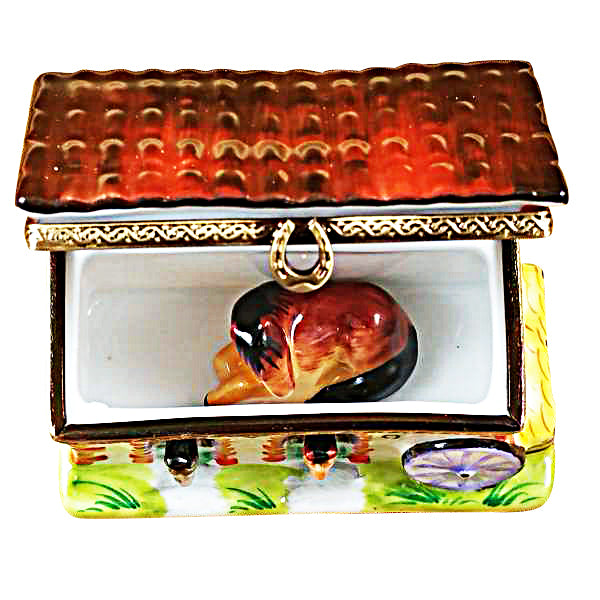 Load image into Gallery viewer, Rochard "Horse Barn" Limoges Box