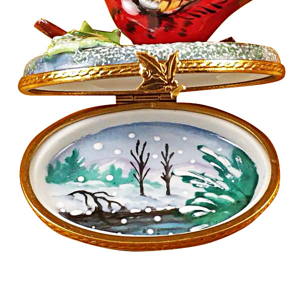 Load image into Gallery viewer, Rochard "Cardinal" Limoges Box