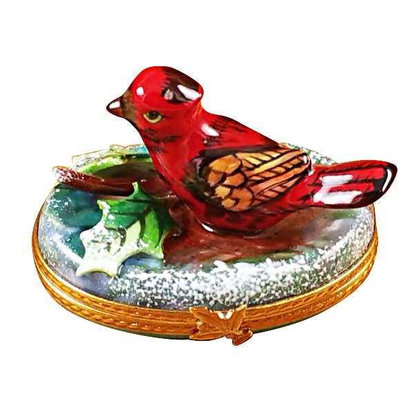 Load image into Gallery viewer, Rochard "Cardinal" Limoges Box