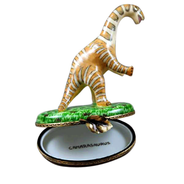 Load image into Gallery viewer, Rochard "Brachiosaurus Long Neck, Long Tail Dinosaur" Limoges Box