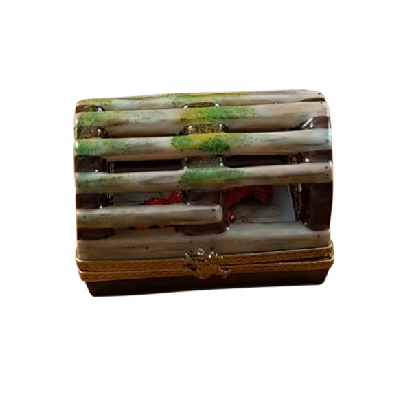 Load image into Gallery viewer, Rochard "Lobster Trap With Removable Lobster" Limoges Box