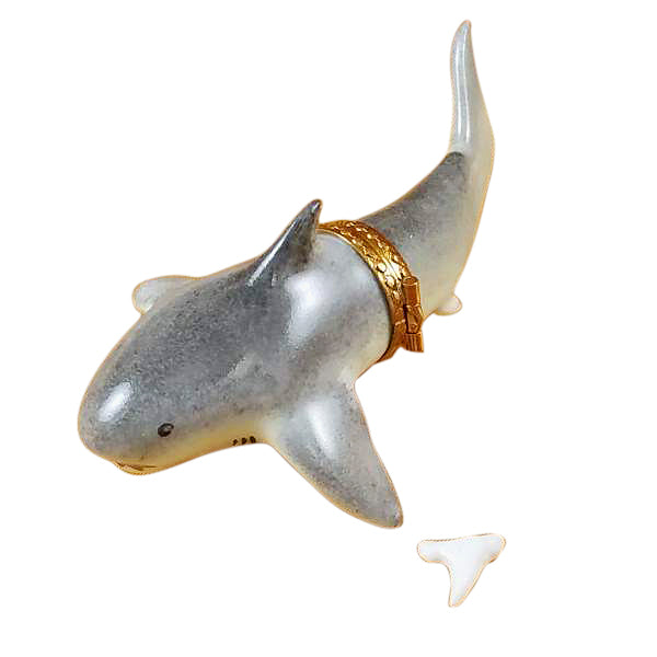 Load image into Gallery viewer, Rochard "Shark with Removable Tooth" Limoges Box