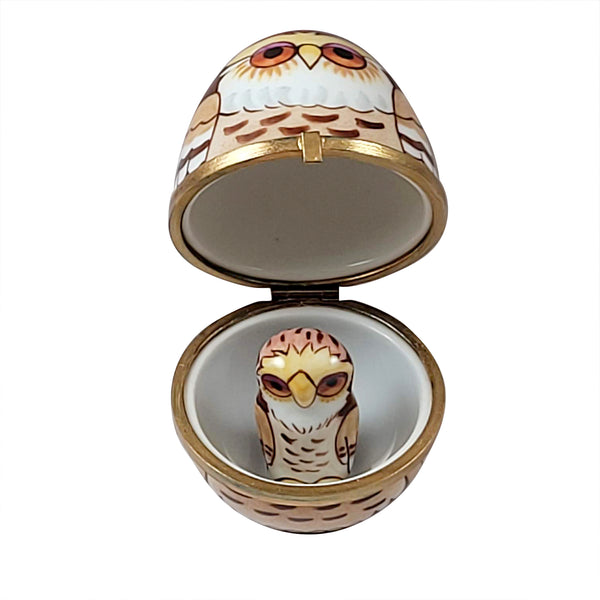 Load image into Gallery viewer, Rochard "Owl Egg" Limoges Box