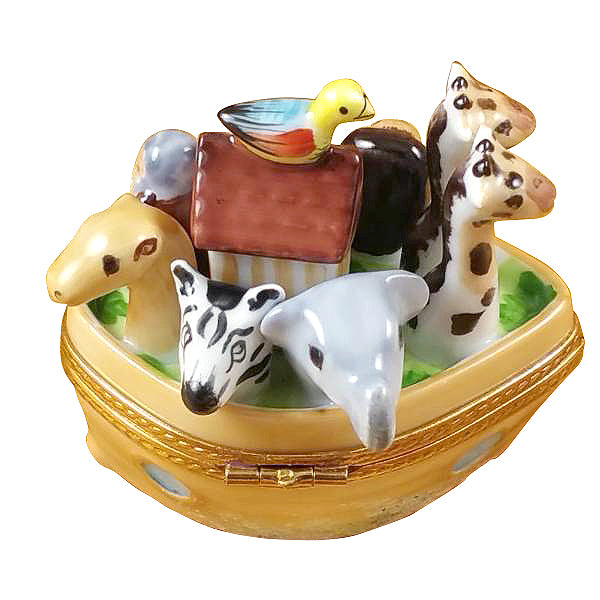 Load image into Gallery viewer, Rochard "Noah's Ark" Limoges Box