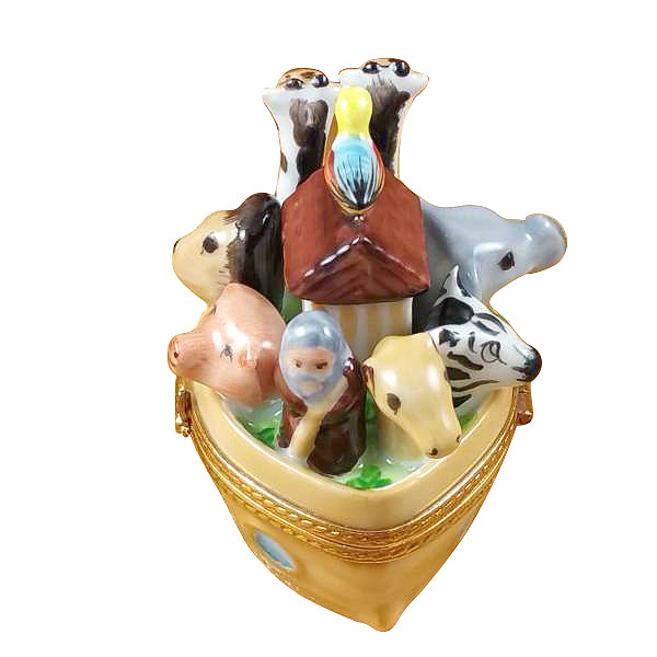 Load image into Gallery viewer, Rochard "Noah's Ark" Limoges Box