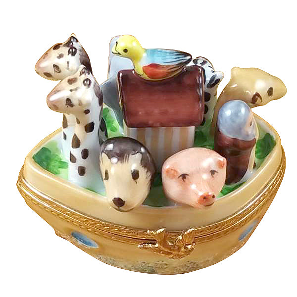 Load image into Gallery viewer, Rochard "Noah's Ark" Limoges Box
