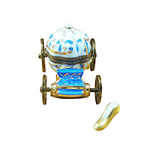 Load image into Gallery viewer, Rochard "Cinderella Carriage with Shoe" Limoges Box