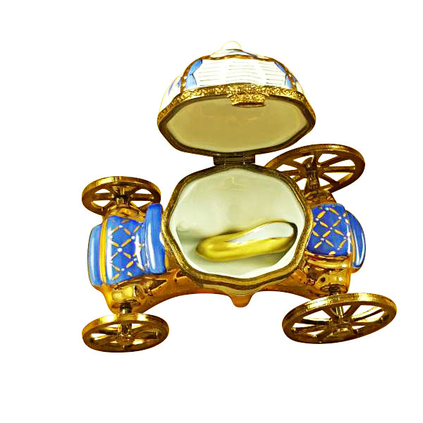 Load image into Gallery viewer, Rochard "Cinderella Carriage with Shoe" Limoges Box