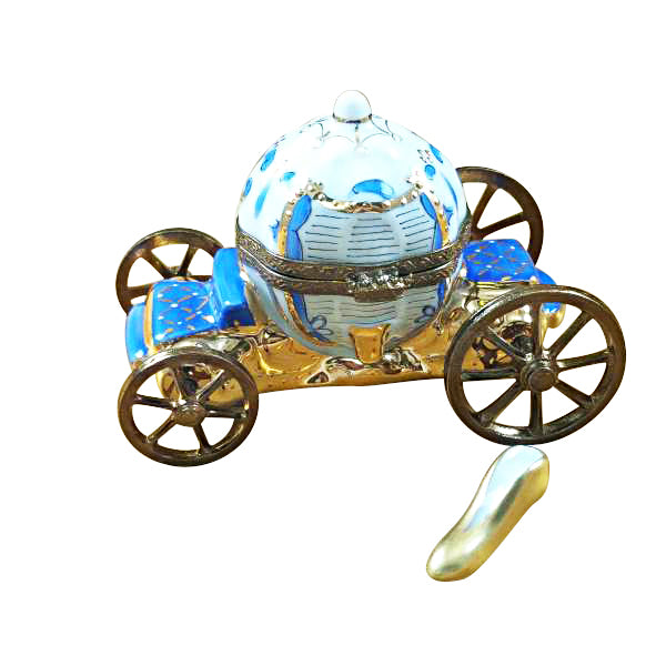 Load image into Gallery viewer, Rochard "Cinderella Carriage with Shoe" Limoges Box