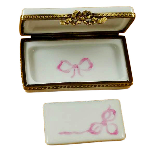 Load image into Gallery viewer, Rochard "Pink Stork It's a Girl" Limoges Box
