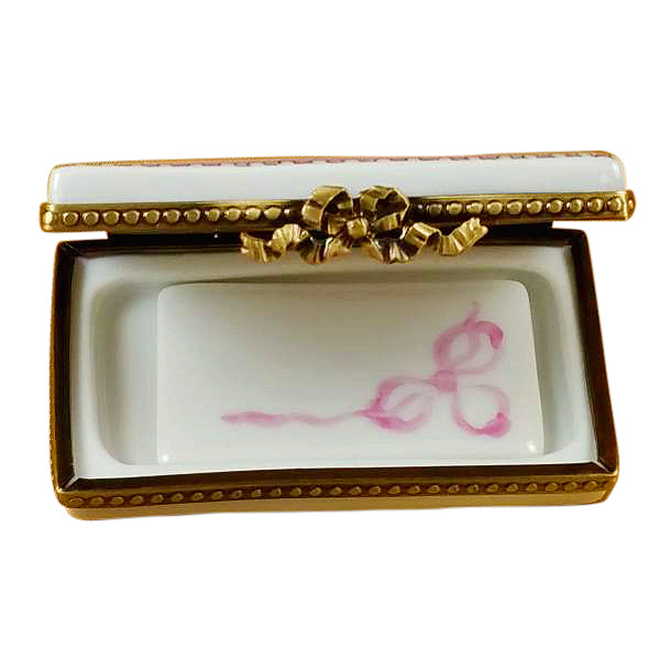 Load image into Gallery viewer, Rochard "Pink Stork It's a Girl" Limoges Box