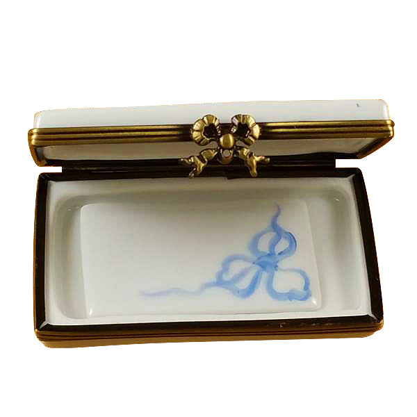 Load image into Gallery viewer, Rochard "Blue Stork It's a Boy" Limoges Box