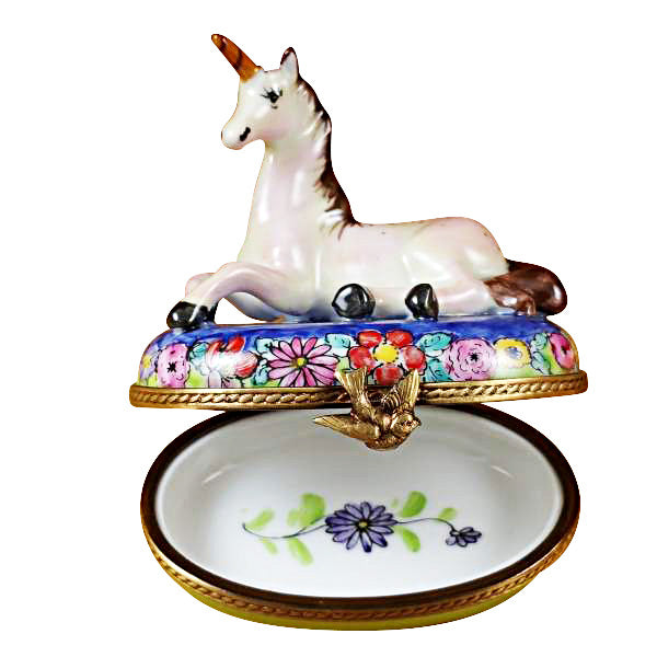 Load image into Gallery viewer, Rochard "Unicorn" Limoges Box